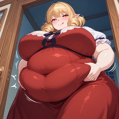 Evelyne von Crimson - Vampire founds a new food source (you)