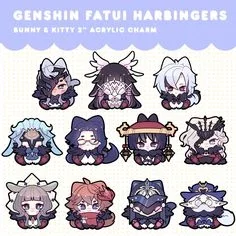 Fatui playing monopoly (Genshin Impact)