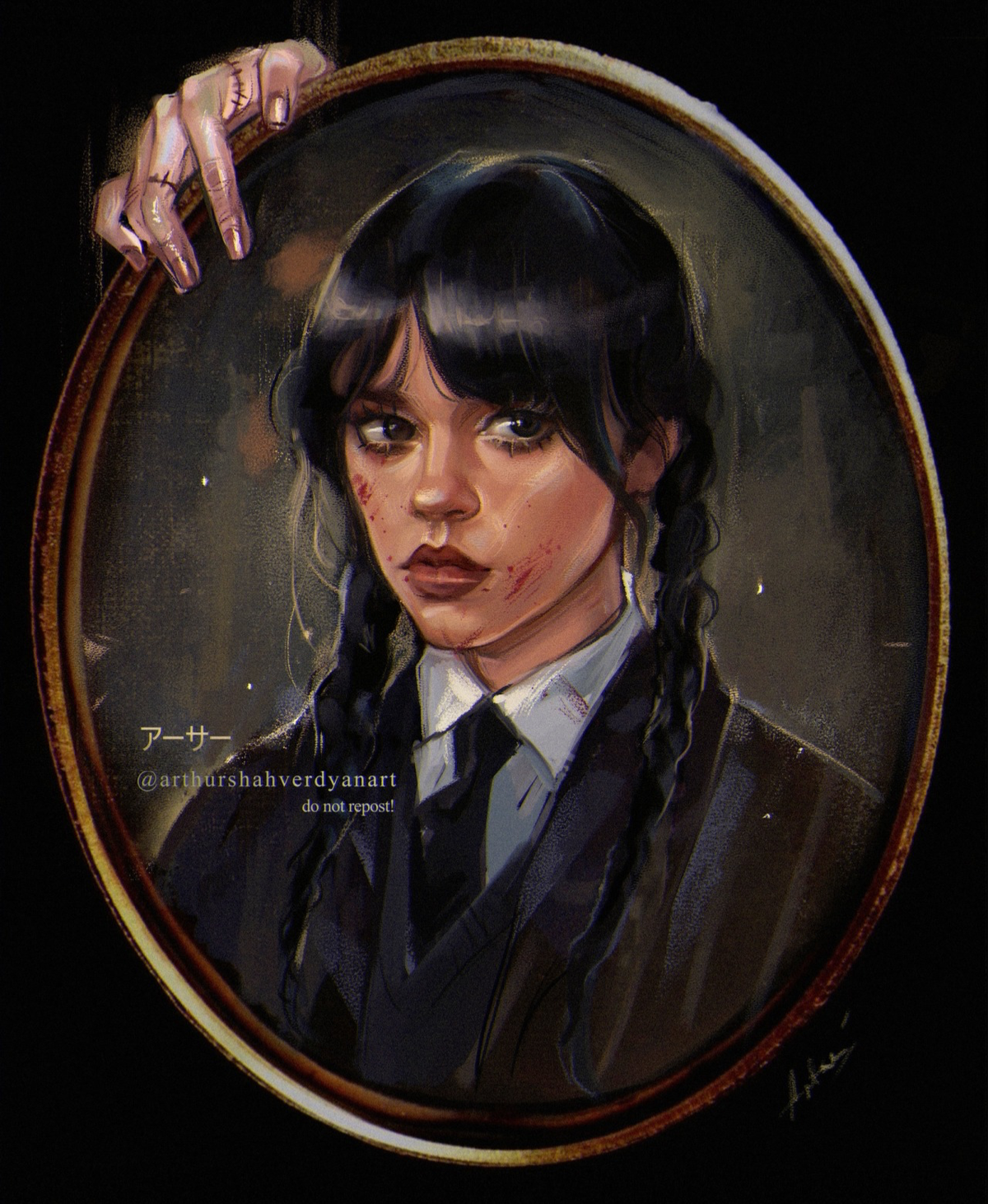 Wednesday Addams||Attached
