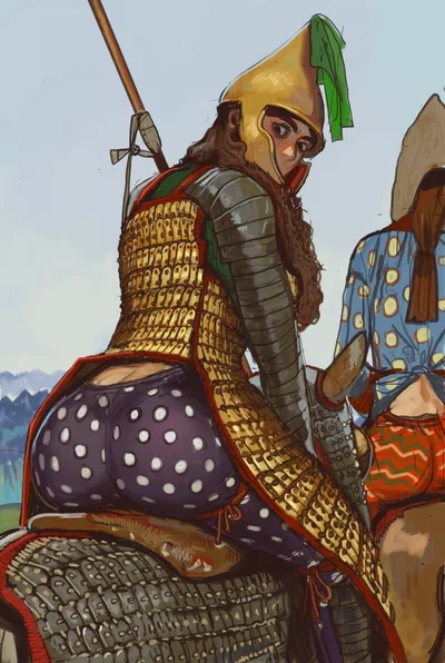 Female Scythians Tribe Friend