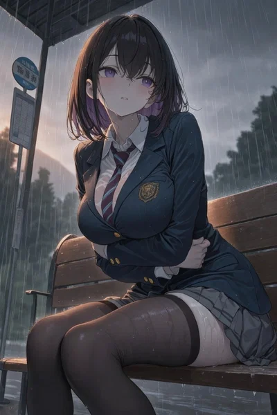  Stuck with a popular girl in a storm