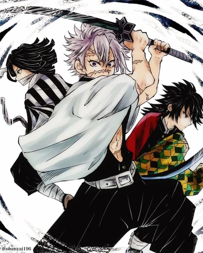 ⋮ ⌗ ♱ Sanemi, Obanai and Giyu ALTˎˊ˗