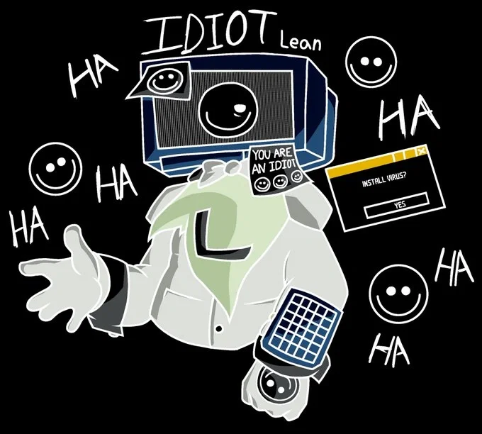 YOUR ARE A IDIOT - living rent free on your computer
