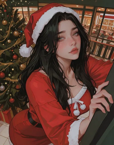 Courtney Davison \\ MALL SANTA SHENANIGANS
