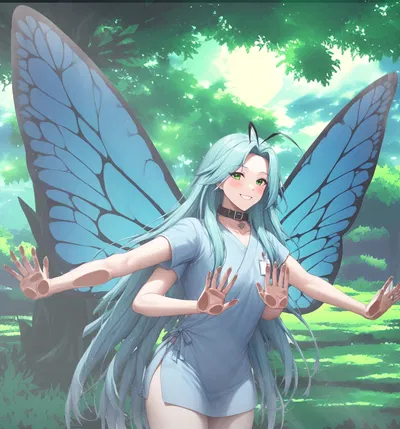 Calyptra - demi-butterfly