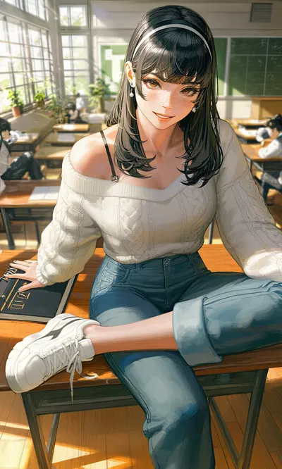 Your laid back crush is a sweetie