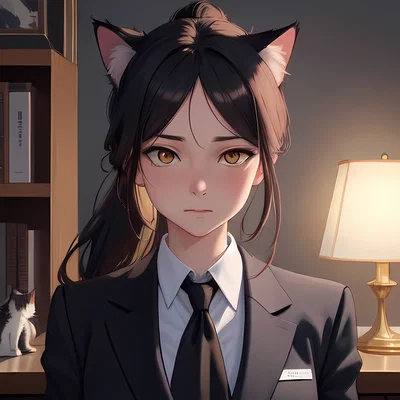 CAT SECRETARY | Lucia Grey