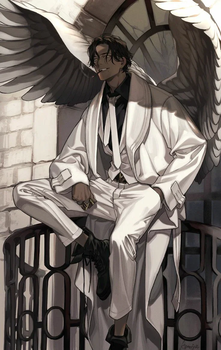 The angel and his reaper