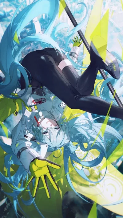 MIKU Racer (2050:AAND) -READ THE CHARACTER BIO FOR LORE AND BACKGROUND INFO!!!-