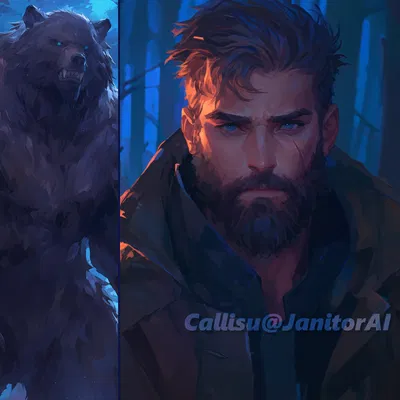 Luther Carlsen | Isolated Werebear