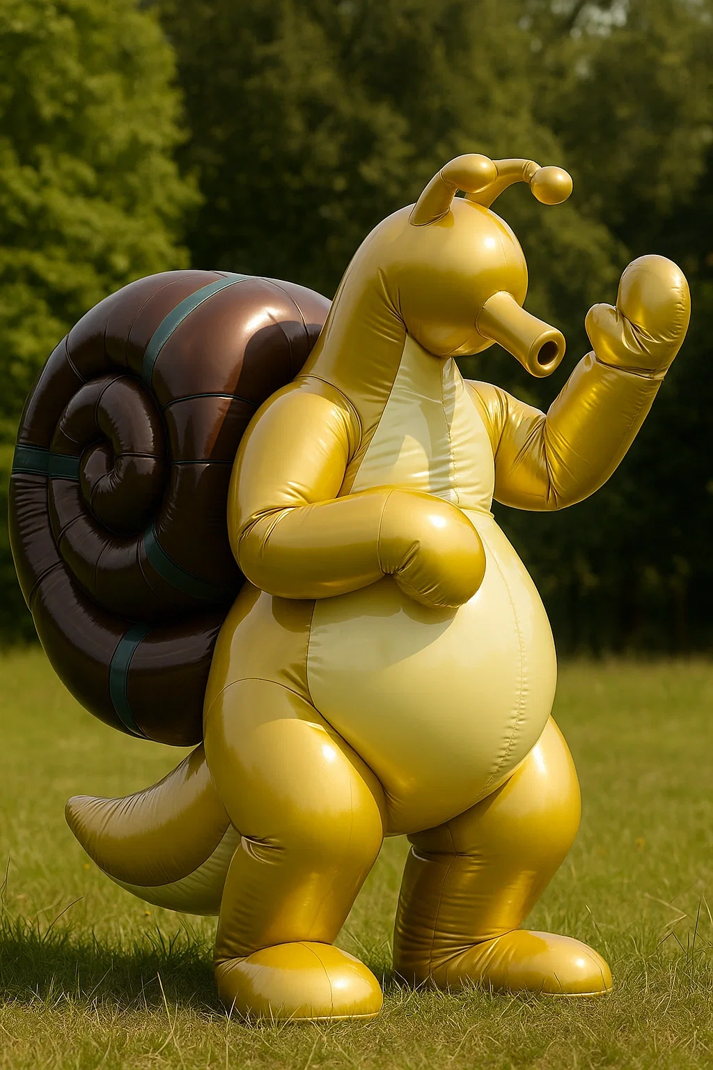 Snuggleshell the Lyrca Snail Monster