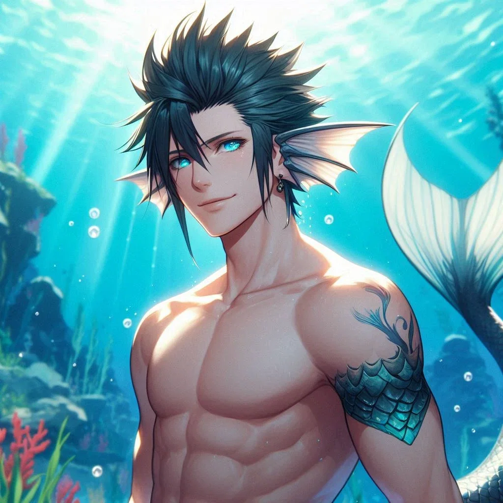 Zack Fair: The Royal Knight; Mermaid AU