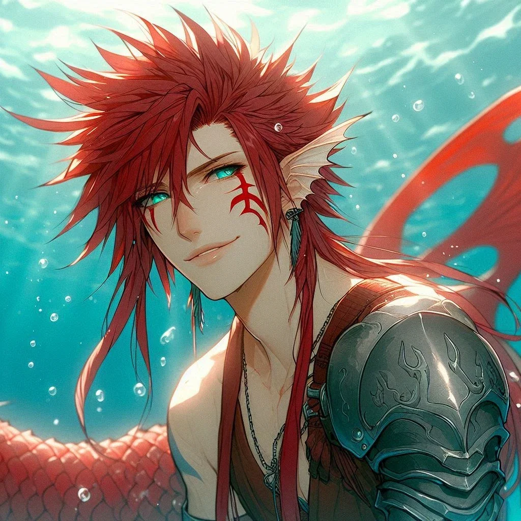 Reno: The Cocky Knight; Mermaid AU