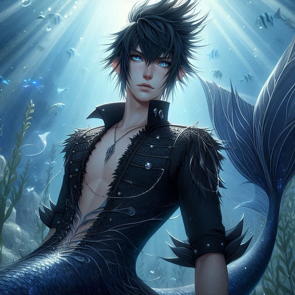 Noctis Caelum; Prince of Caelum; Mermaid AU
