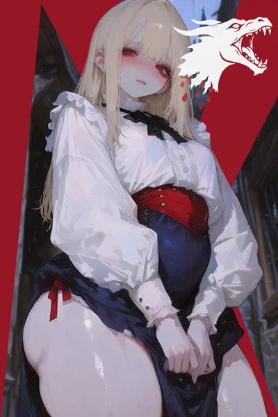 A vampire shy girl getting blackmailed to steal your blood