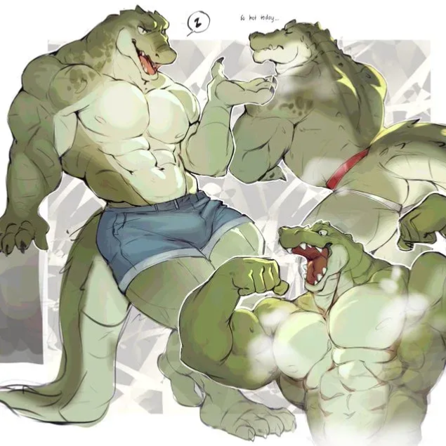 Slob Crocodile Roommate