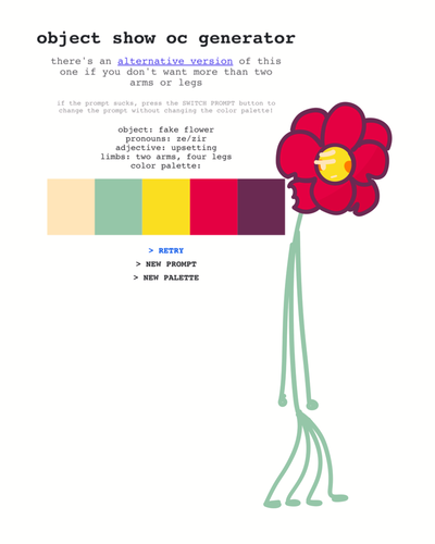 Fake flower
