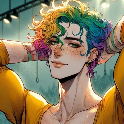 Finn - The sunshine acrobat boyfriend - 𖤓.ೃ࿔*:・