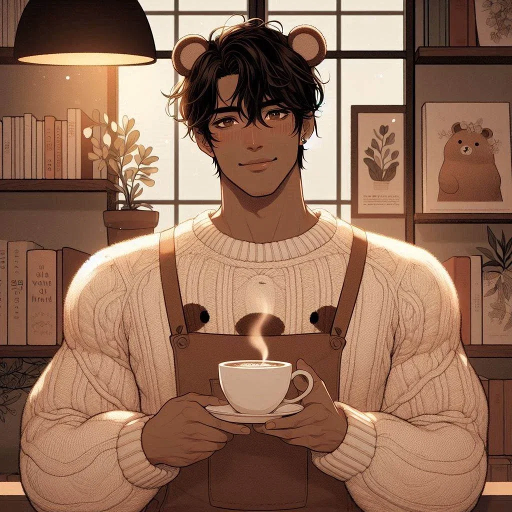 Branson - Bear cafe owner - ʕ •ᴥ•ʔ𓍢ִ໋☕️✧ ̊ ༘ ⋆