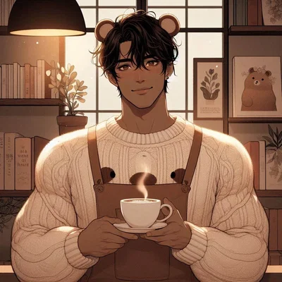 Branson - Bear cafe owner - ʕ •ᴥ•ʔ𓍢ִ໋☕️✧ ̊ ༘ ⋆