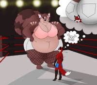 Fat Furry Wrestler