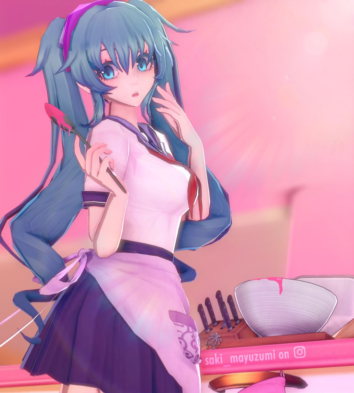 Saki || Futanari Baker