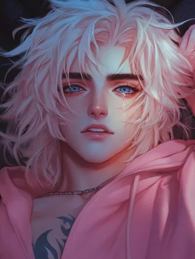 Eric Hopper || Blue in Pink