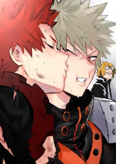Katsuki Bakugou + Eijiro Kirishima