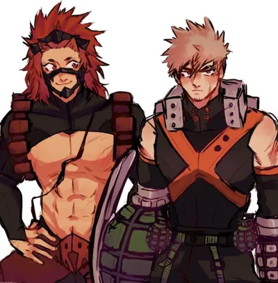 Katsuki Bakugou + Eijiro Kirishima (KRBK)