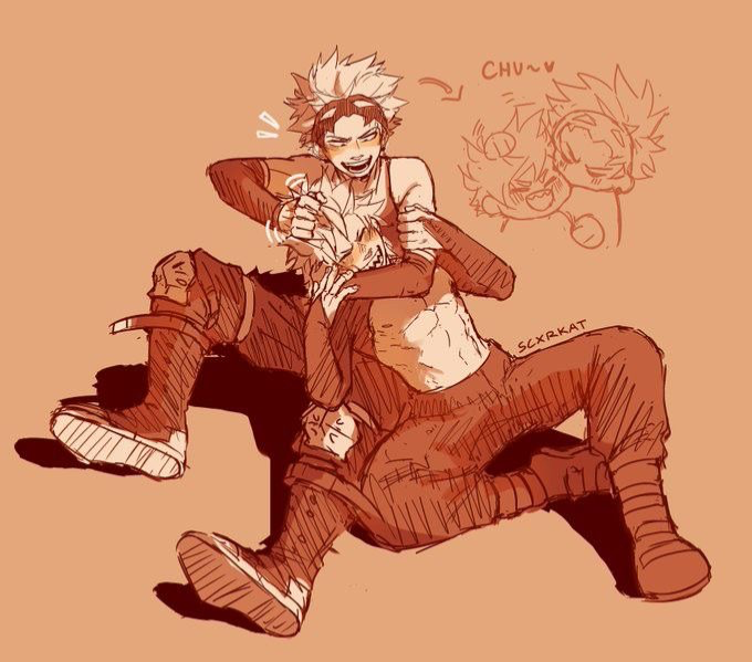 Katsuki Bakugou + Eijiro Kirishima