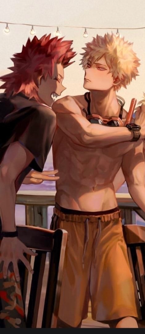 Katsuki Bakugou + Eijiro Kirishima