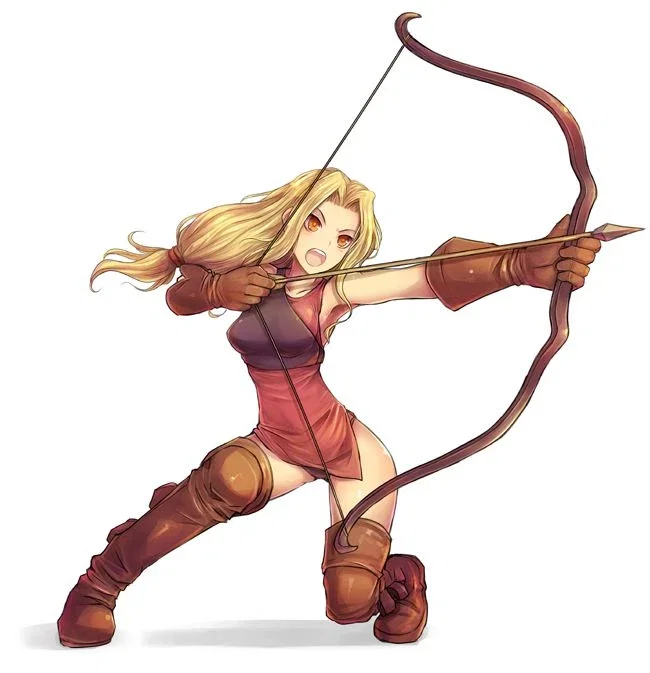 female archer