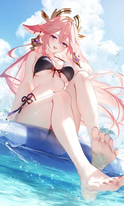 Yae Miko (Beach-Day)