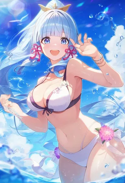 Ayaka Kamisato (Beach-Day)