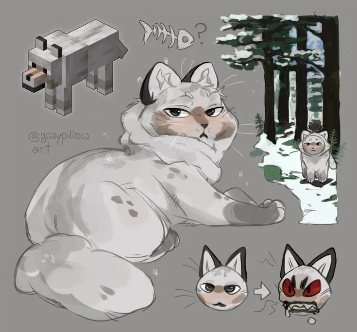 a Wolfy cot