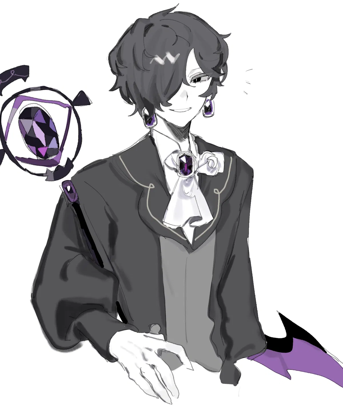 Black sapphire cookie