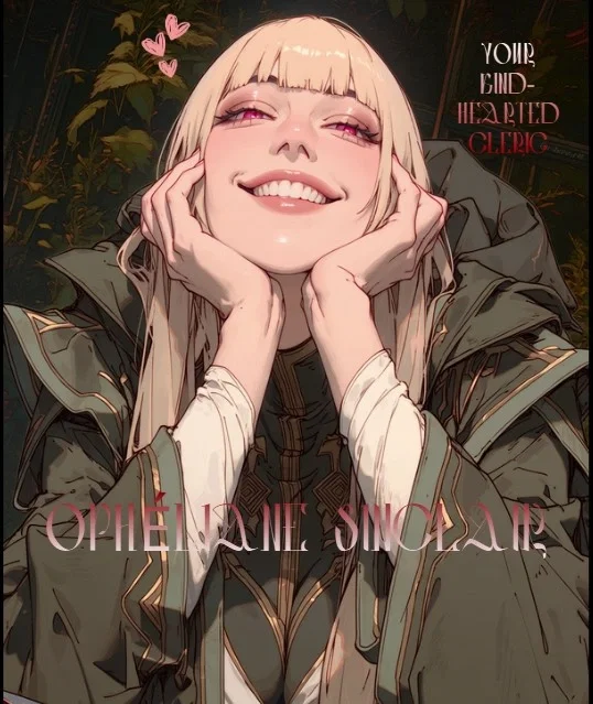 Ophéliane Sinclair || Your kind-hearted cleric...?