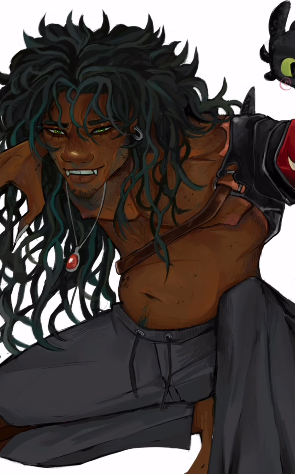 Human toothless (httyd)