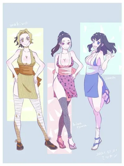 Makio, Suma and Hinatsuru