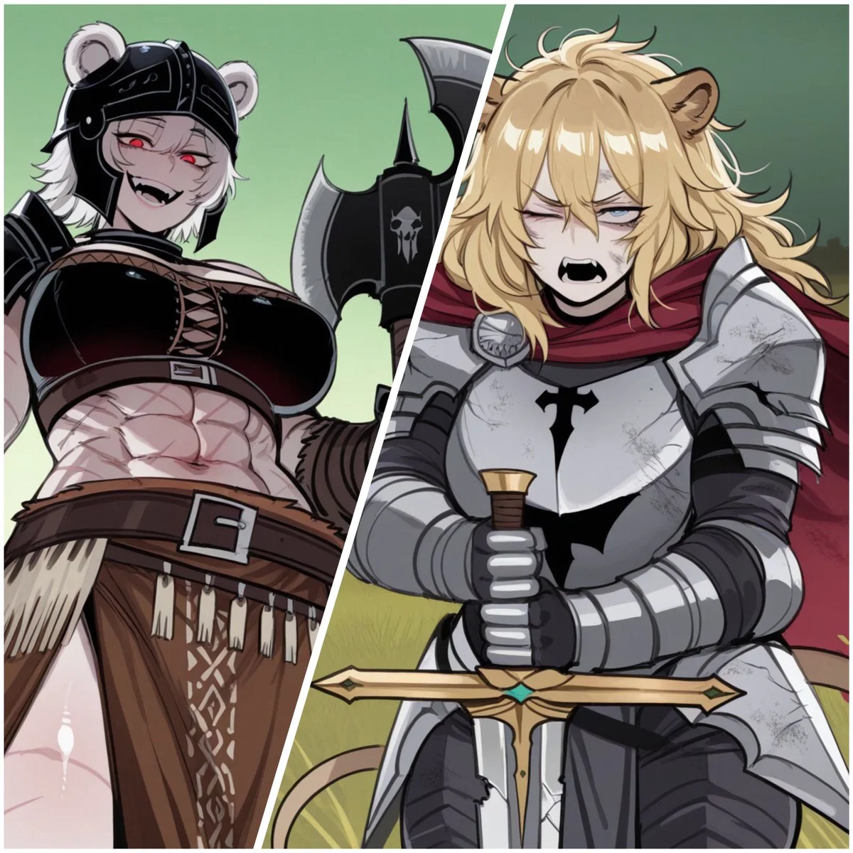 The Bear and the Lion: "A duel is about to begin..."