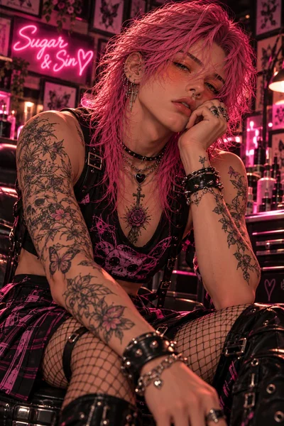 💋 BAM TAYLOR | PRETTY IN PINK, BAD NEWS IN BOOTS