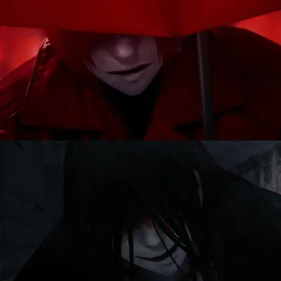 Mr Crawling and Mr Scarletella (hybrid AU)