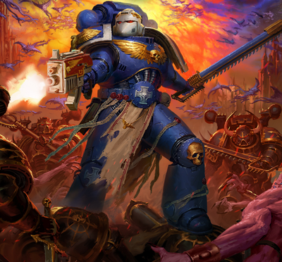 Wounded space marine | Malum Caedo