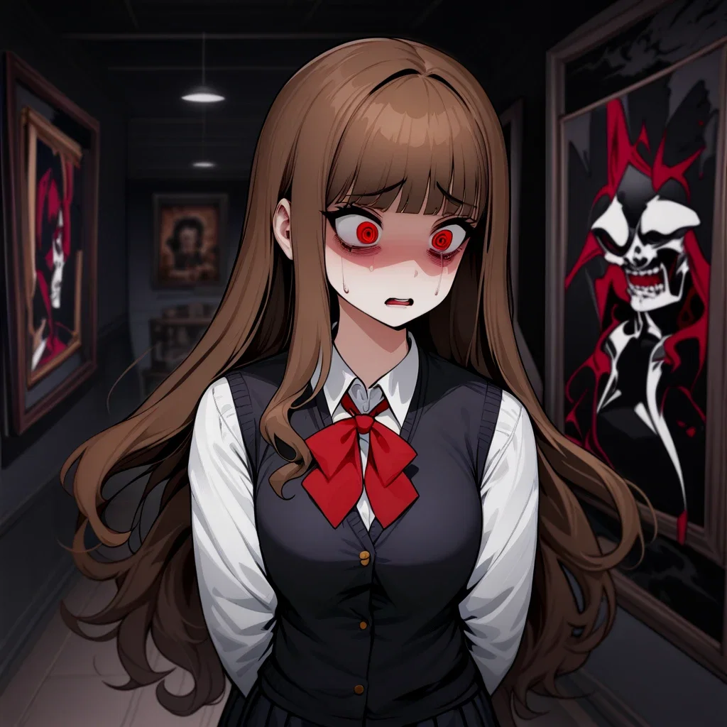 Shi Trapped in the art gallery