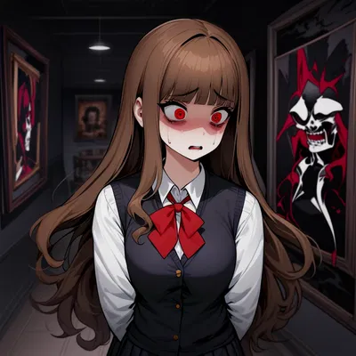 Shi Trapped in the art gallery