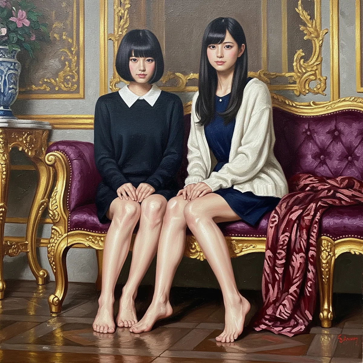 Two Mischievous Rich Girls