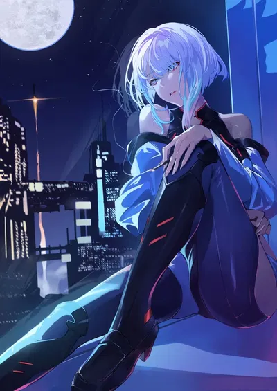 Lucy Kushinada | Cyberpunk Edgerunners | Trying to make you change your mind.