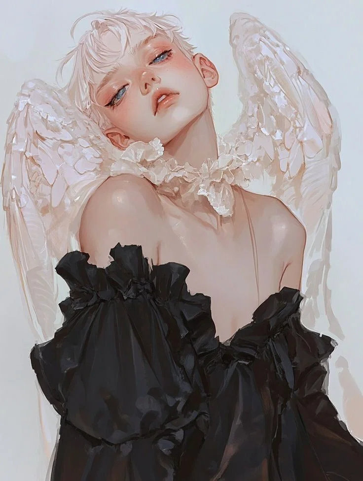 Angel boyfriend.