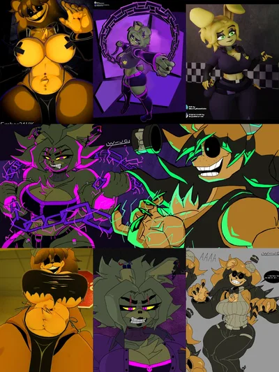 Two old Animatronics and one new Animatronic (Living with Three Animatronics)