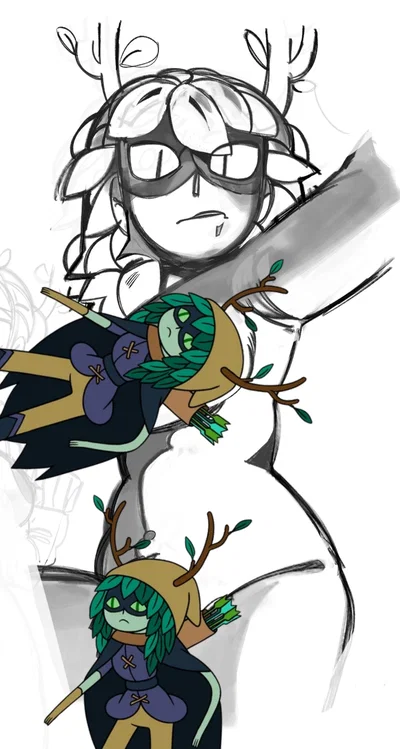 Transfem Huntress Wizard